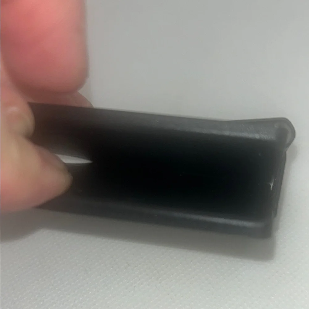 Sleek Silver and Black Card Holder